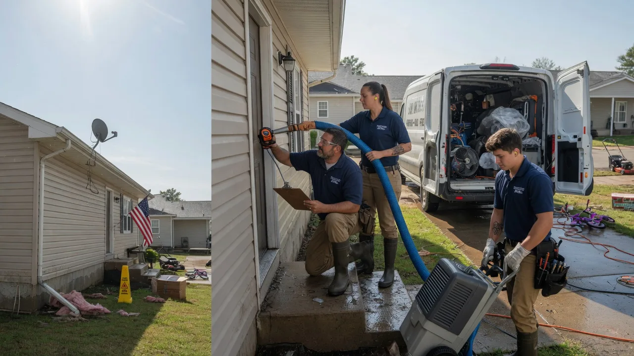 Ceiling Water Damage Restoration in Lefor, ND near me
